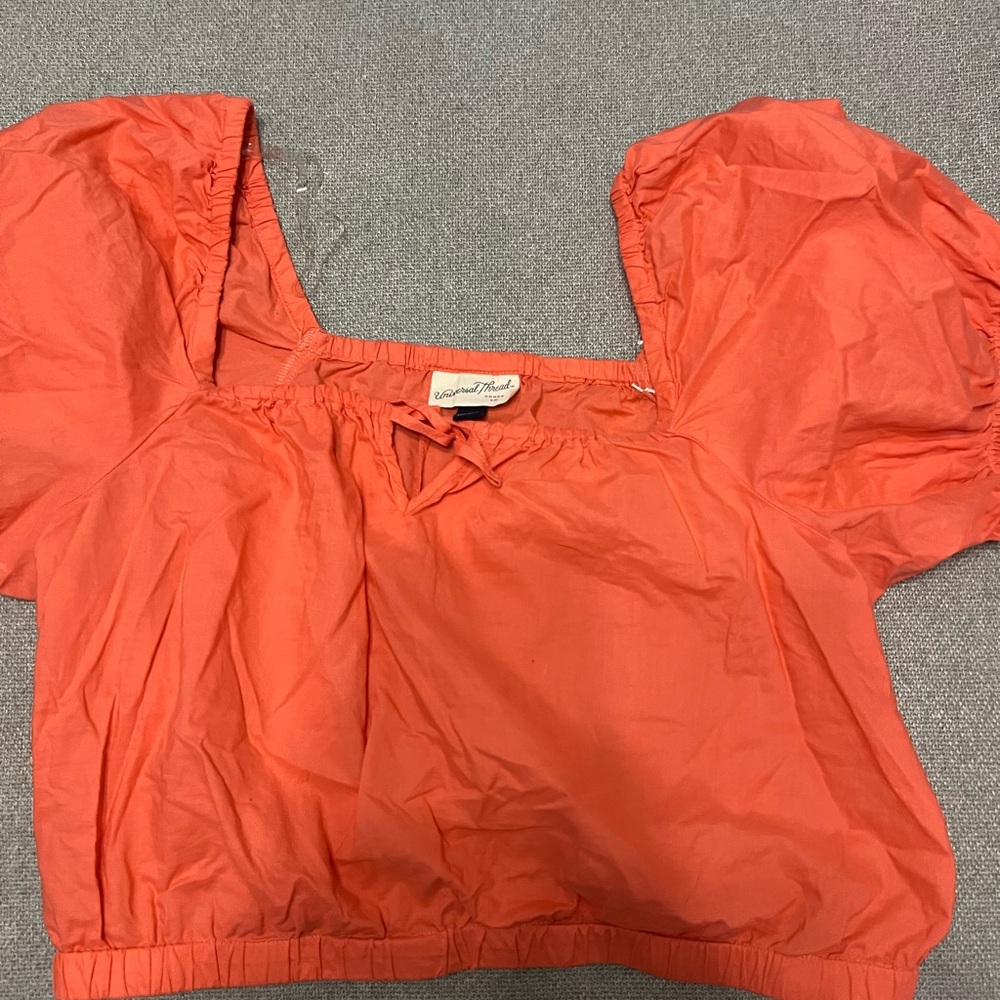 Universal Thread Coral Puff Sleeve Blouse